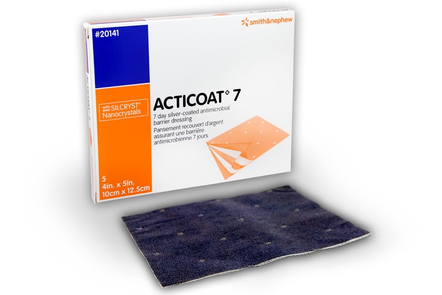 Smith and Nephew ACTICOAT 7 Antimicrobial Barrier Dressing Bowers