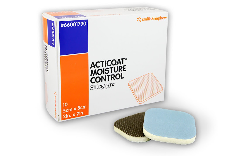Smith and Nephew ACTICOAT Moisture Control Antimicrobial Absorbent