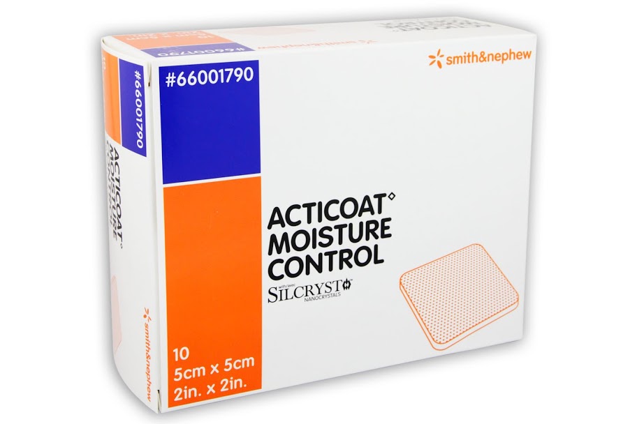 Smith and Nephew ACTICOAT Moisture Control Antimicrobial Absorbent
