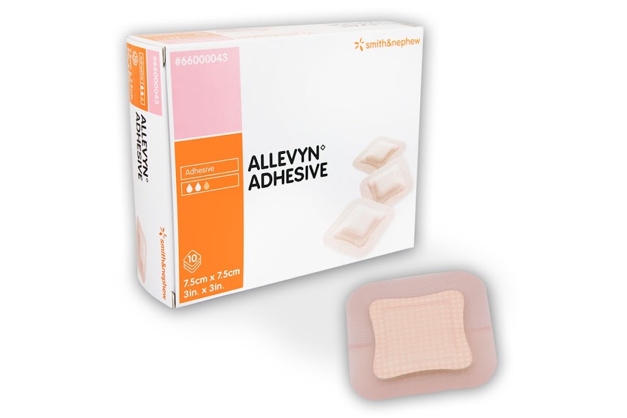 Smith and Nephew ALLEVYN Adhesive Foam Dressing Bowers Medical Supply