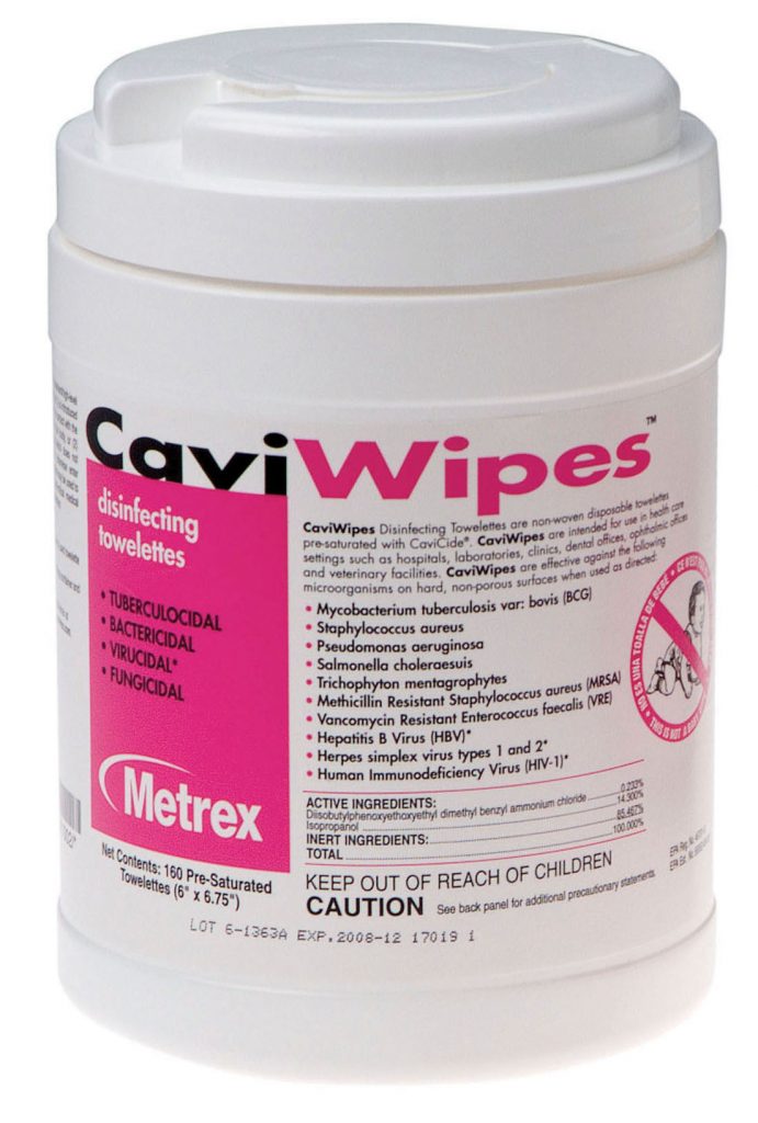 Metrex CaviWipes™ & CaviWipesXL™ Disinfecting Towelettes Bowers