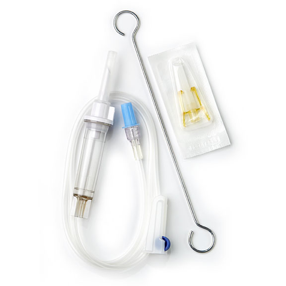 Baxter Secondary Medication Set with INTERLINK Lever Lock Cannula