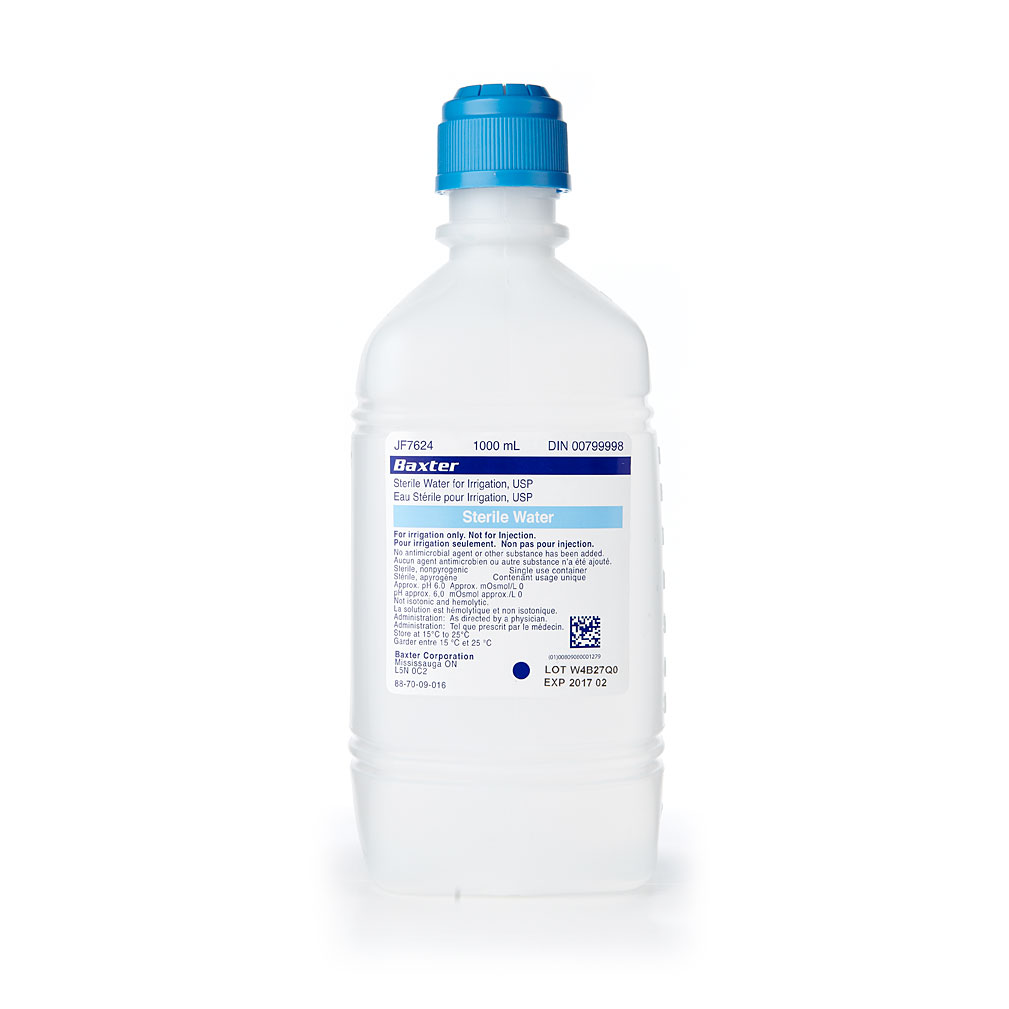 Baxter Sterile Water for Irrigation Bowers Medical Supply