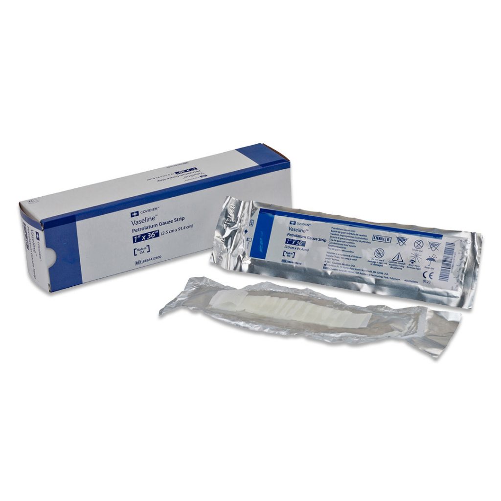 Covidien Vaseline™* Petrolatum Gauze Bowers Medical Supply