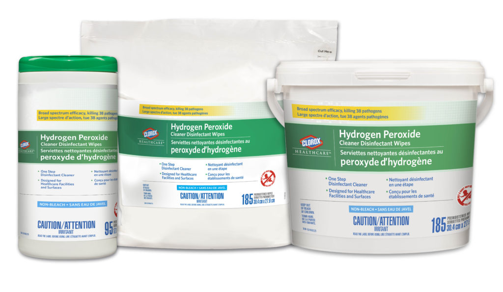 Clorox® Healthcare™ Hydrogen Peroxide Cleaner Disinfecting Wipes, 95 ct