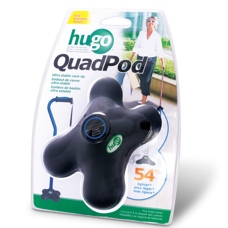 AMG Medical Hugo® QuadPod Ultra Stable Cane Tip Bowers Medical Supply