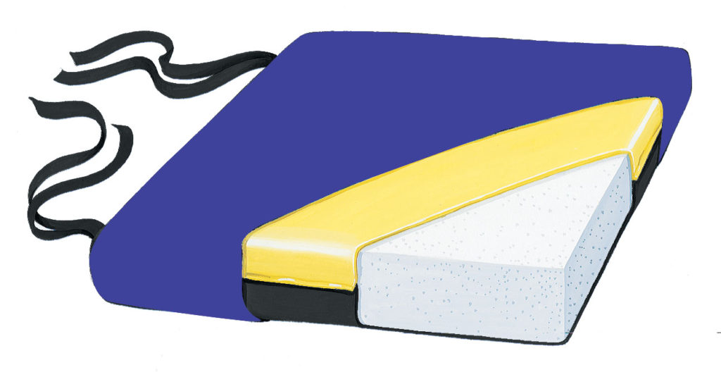 SkilCare Corporation Comfort Foam Wheelchair Cushion Bowers Medical Supply