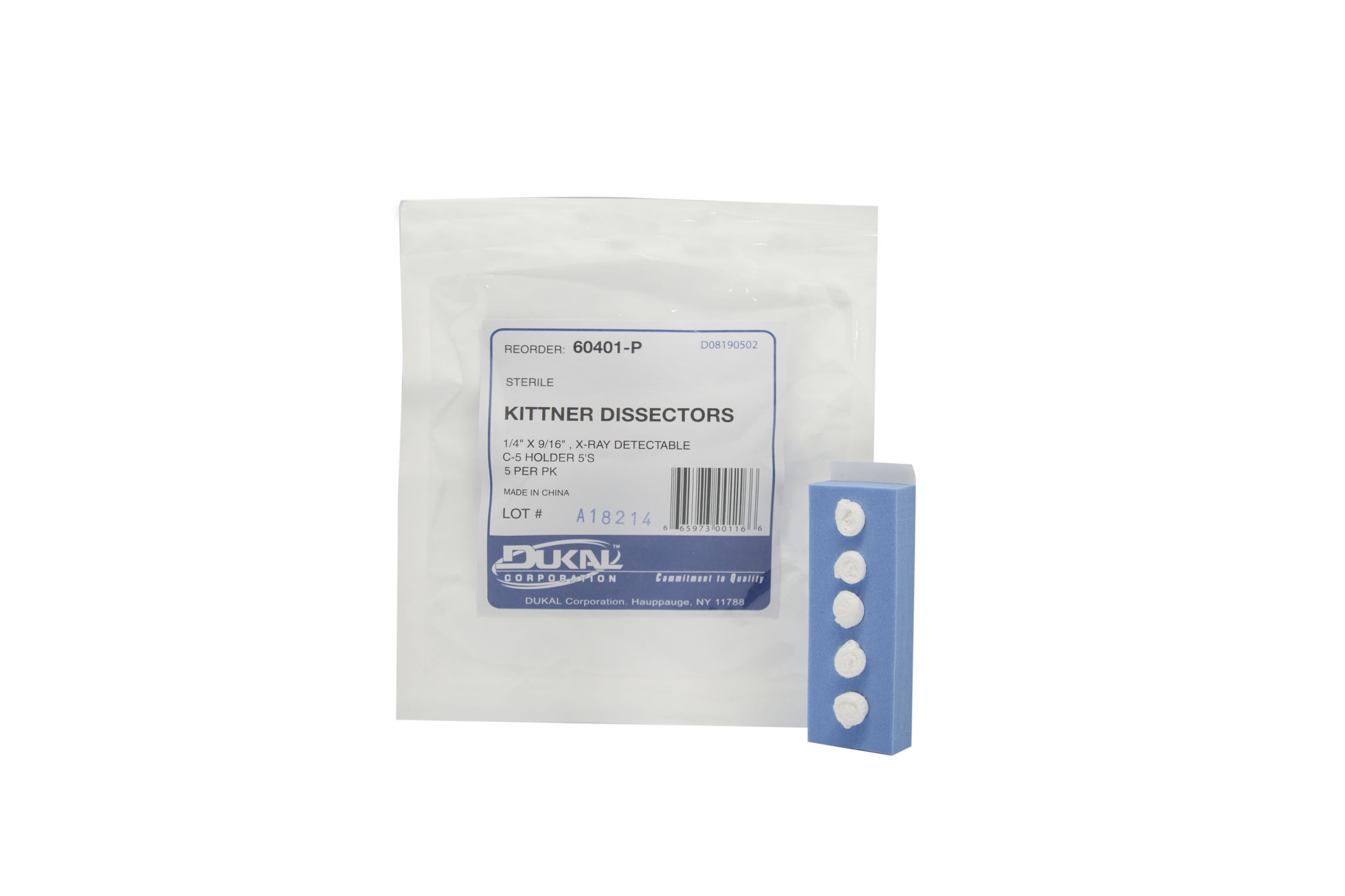 DUKAL Kittner Dissectors and Peanut Sponges Bowers Medical Supply