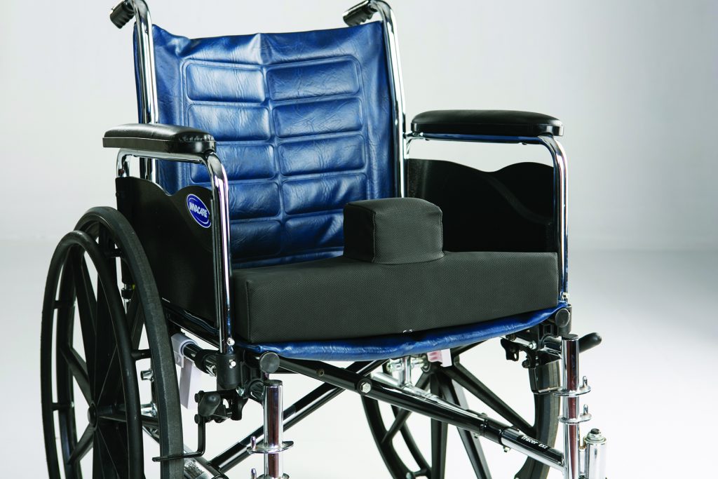 Image of PSC Wheelchair Convex Pommel Cushion with Safety Straps