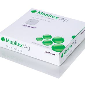 Image of Mölnlycke Mepilex® Ag Antimicrobial Foam Dressing