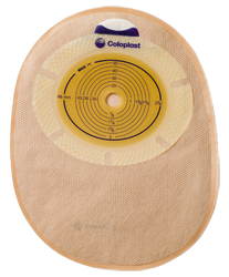 Image of Coloplast SenSura® 1-Piece Closed Opaque Pouch, Pre-Cut & Non-Convex