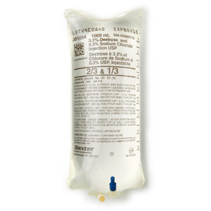 Image of Baxter 3.3% Dextrose and 0.3% Sodium Chloride Injection, USP in Viaflex® Plastic Container