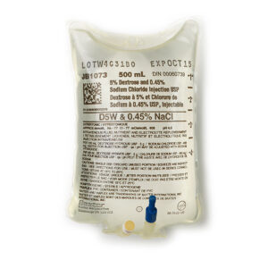 Image of Baxter 5% Dextrose and 0.45% Sodium Chloride Injection, USP in Viaflex® Plastic Container