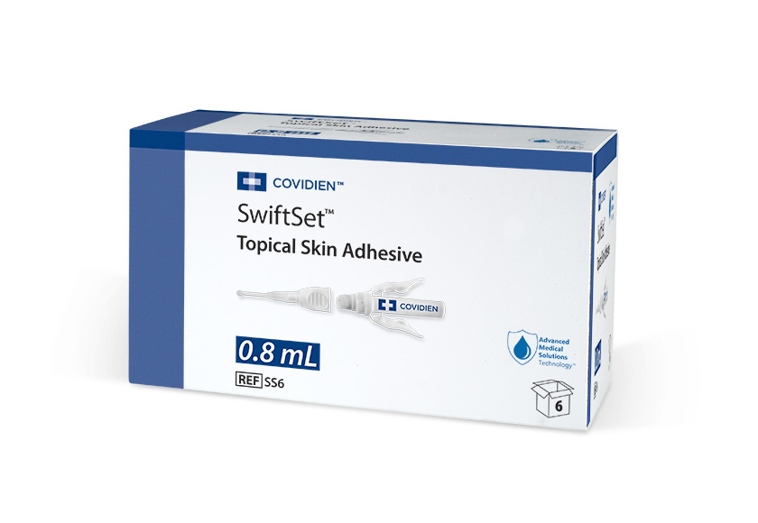 how burn unit SwiftSetâ„¢  Bowers Topical Skin Medical Adhesive Covidien