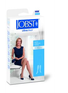 Image of BSN Medical JOBST® UltraSheer Medical Compression Stockings, Knee High & Closed Toe