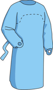 Image of AMG Medical Impervious Polyethylene Standard Gowns