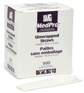 Image of AMG Medical MedPro® Unwrapped Flexible Straws