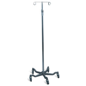 Image of AMG Medical Aluminum Hook I.V. Stand with Weighted Base