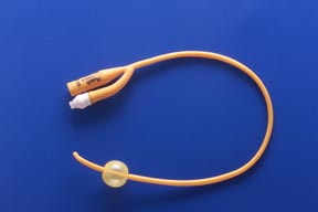 Image of Teleflex Medical Rusch Pure/Gold™ PTFE Coated Latex Coudé Tip Catheters