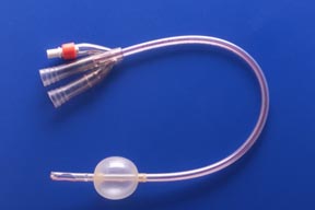 Image of Teleflex Medical Simplastic 3 Way Catheter with Couvelaire Tip