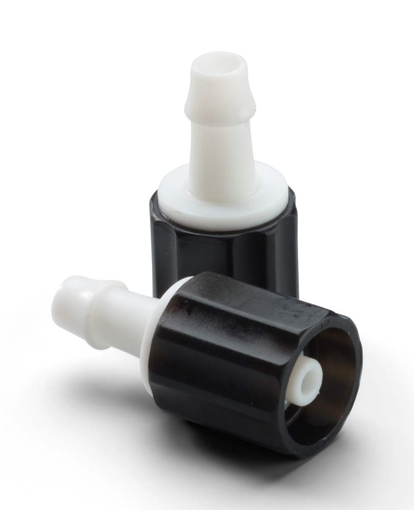 Image of Welch Allyn Plastic Screw-Type Hose Connector with Barbed End for FlexiPort® Disposable Blood Pressure Cuffs