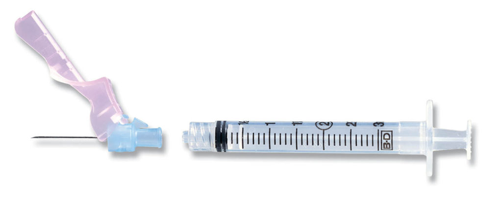 Bd Eclipse 3ml Bd Luer Lok Syringe With Detachable Needle Bowers Medical Supply