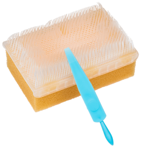 Image of BD E-Z Scrub with 4% CHG (brush/sponge)
